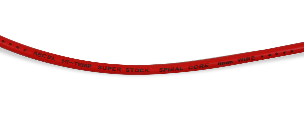 Custom Wire Set - 2017-up Harley Davidson Touring - 8mm - Red - Motorcycle S/S Spiral Core wire set for 2017 and up Harley Davidson Touring Series bikes - 8mm - Red