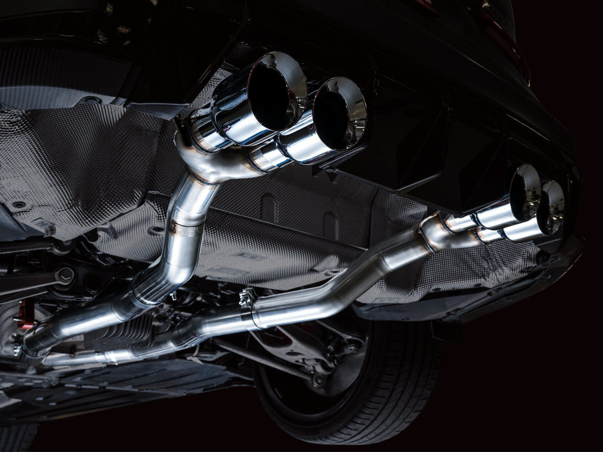 AWE Track Edition Catback Exhaust for BMW G8X M3/M4 - 4.5" Chrome Silver Tips