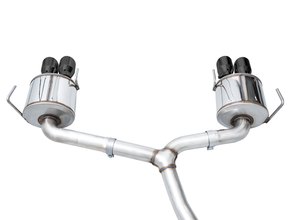 AWE Touring Edition Catback Exhaust for VB Subaru WRX - 4" Diamond Black Tips