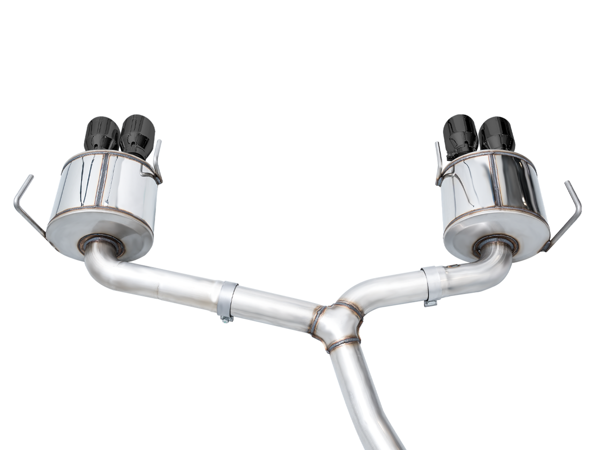 AWE Touring Edition Catback Exhaust for VB Subaru WRX - 4" Diamond Black Tips