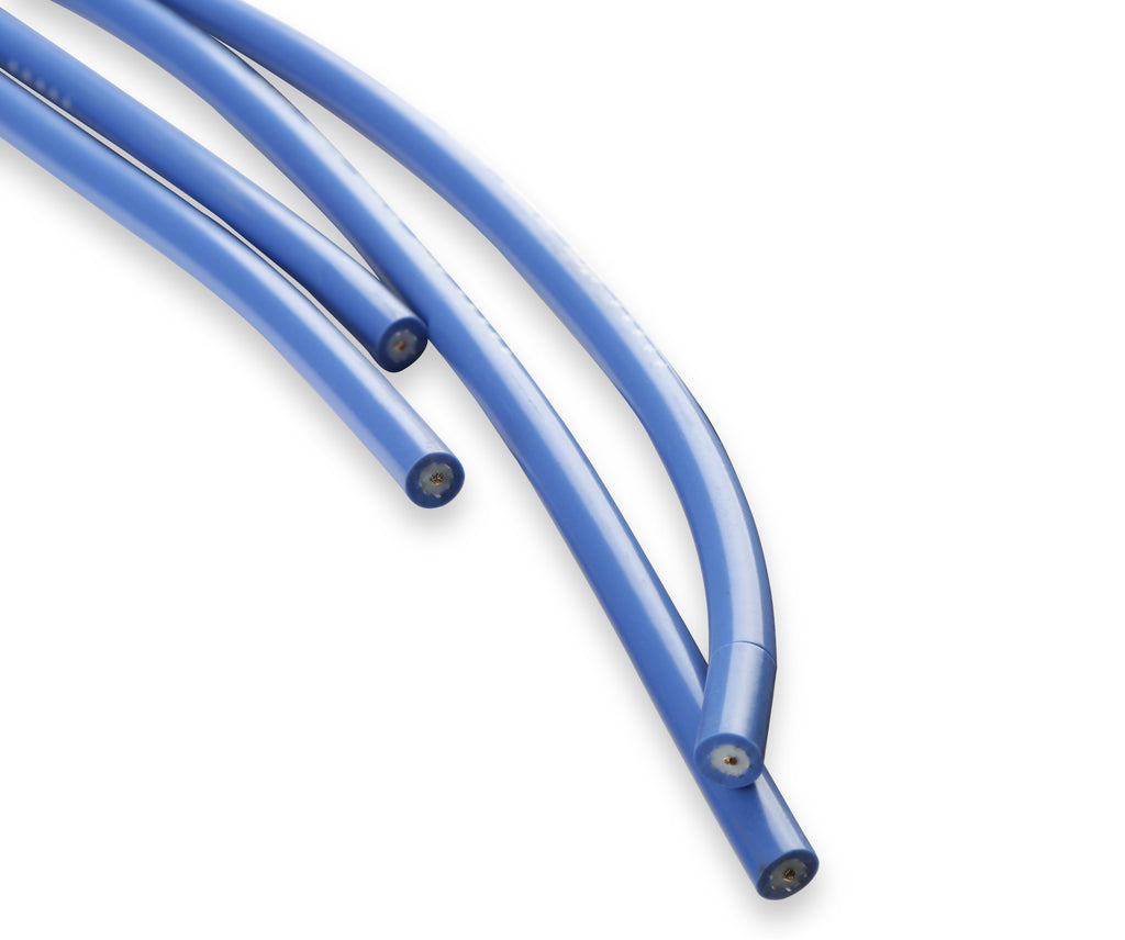 Spark Plug Wire Set - Super Stock Copper Core 8mm - 90 Deg. Boots - Blue - 4039B, Spark Plug Wires, Super Stock, Copper Core, 8mm, Blue