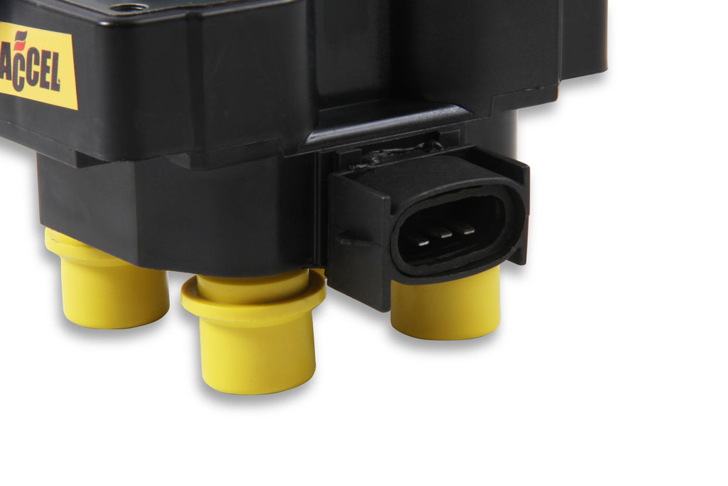 Ignition Coil - SuperCoil - Ford 4-Tower EDIS with horizontal plug - SuperCoil 4-tower EDIS ignition coil for Ford 1988-2003 has a maximum output of 42,000.
