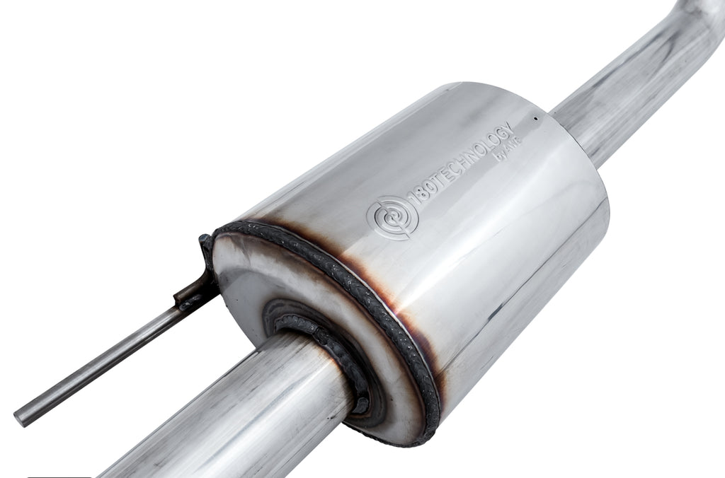 AWE 0FG Single Exit Exhaust for '15-'20 F-150 - 4.5" Diamond Black Tips