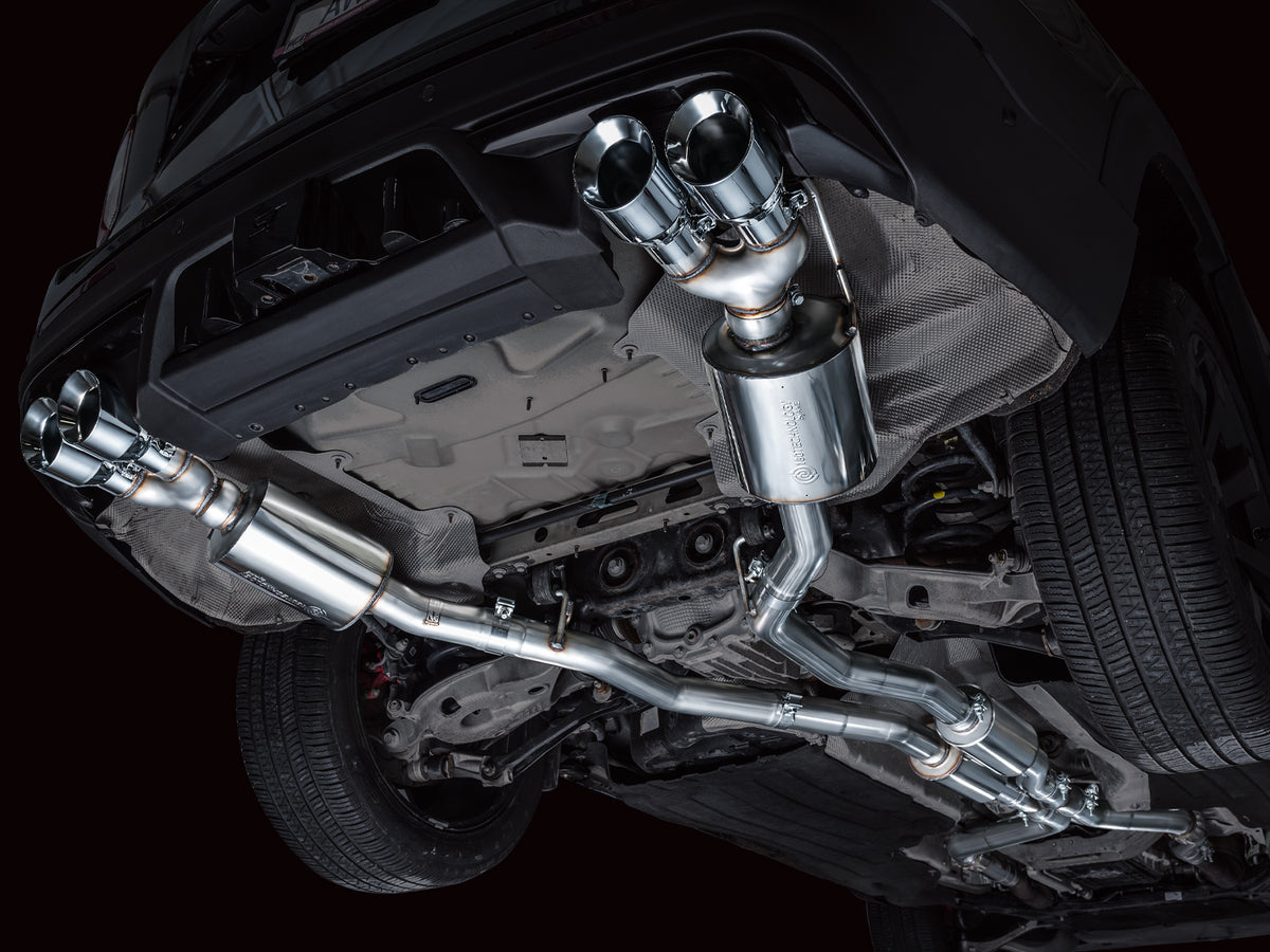 AWE Touring Edition Exhaust for Ford Explorer ST - Chrome Silver Tips