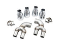 AWE OE-to-Quad Tip Conversion Kit for G2X M340i / M440i - 4" Chrome Silver Tips