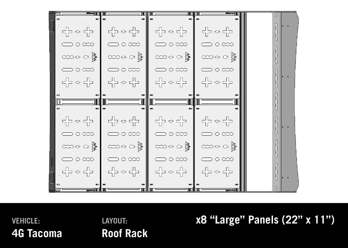 DRIFTR Roof Rack Deck Accessory Panels