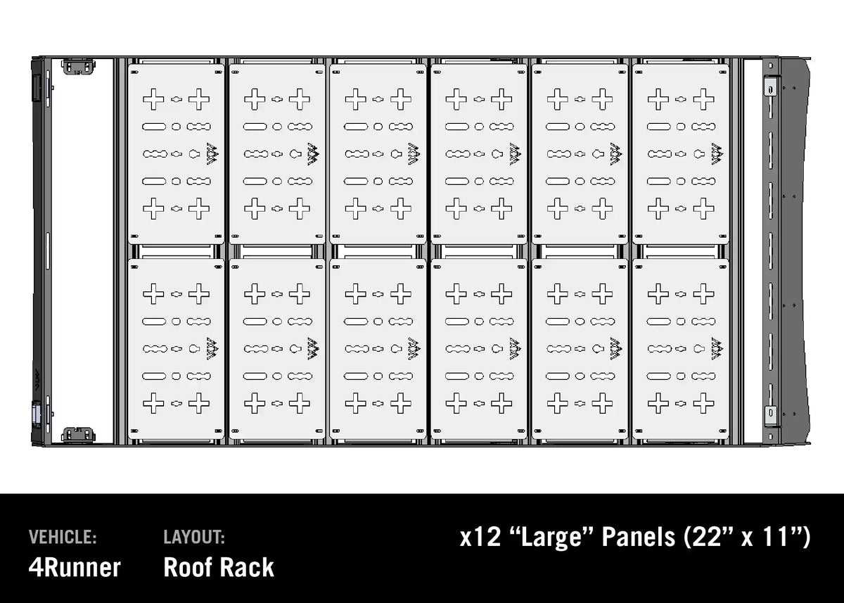 DRIFTR Roof Rack Deck Accessory Panels