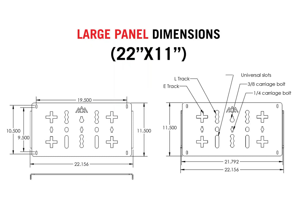 DRIFTR Roof Rack Deck Accessory Panels