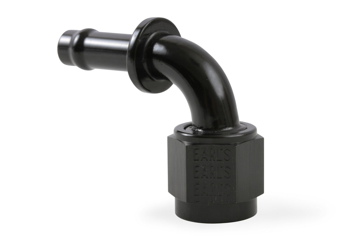 -6 90 DEG TO 3/8" Earl's VAPOR GUARD HOSE END