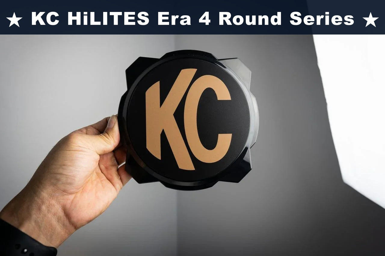 KC HiLITES Era 4 ROUND Series Light Cover Overlays - Universal