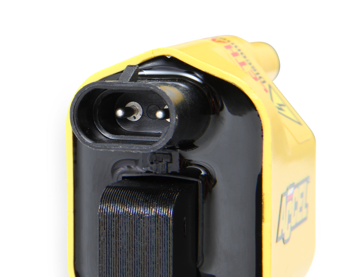 Ignition Coil- SuperCoil- Dodge/Jeep/Plymouth/Chrysler Remote-Yellow-Individual - This SuperCoil ignition coil fits Dodge Magnum Truck / Jeep 1990-2002