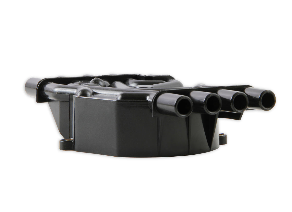 Distributor Cap - Chevy / GMC Vortec - V8 - Female - Socket Style - Crab - Black - 120141 distributor cap is a black, socket style heavy duty cap.