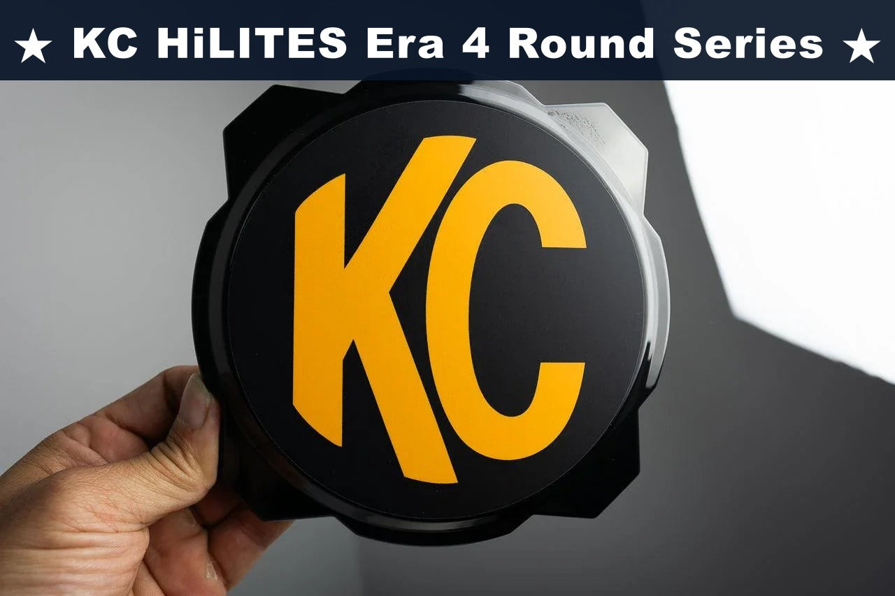 KC HiLITES Era 4 ROUND Series Light Cover Overlays - Universal