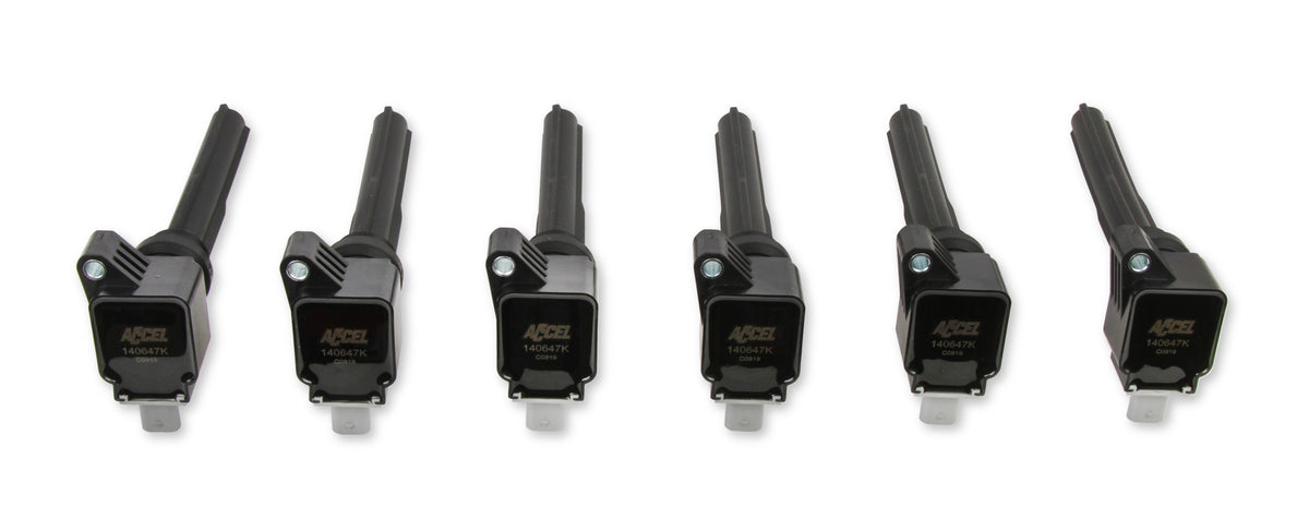 Ignition Coil 2017-2020 Ford EcoBoost 3.5L engines, Black, 6-pack - An economical, direct replacement coil for your EcoBoost from the ignition experts at .