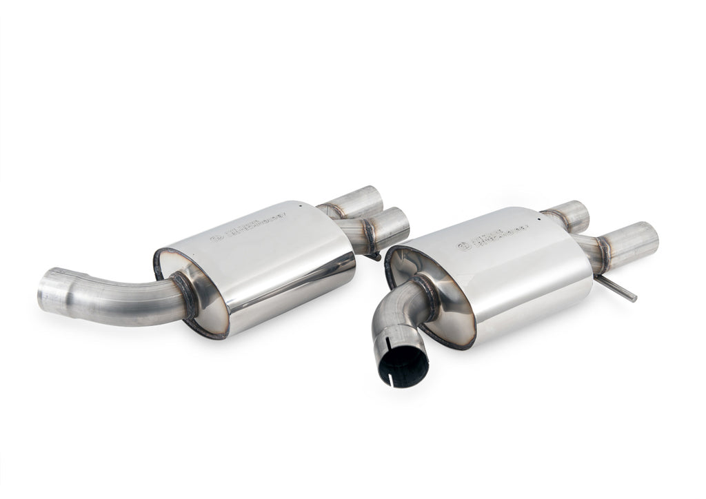 AWE Touring Edition Exhaust for Audi C7.5 A6 3.0T - Quad Outlet, Chrome Silver Tips
