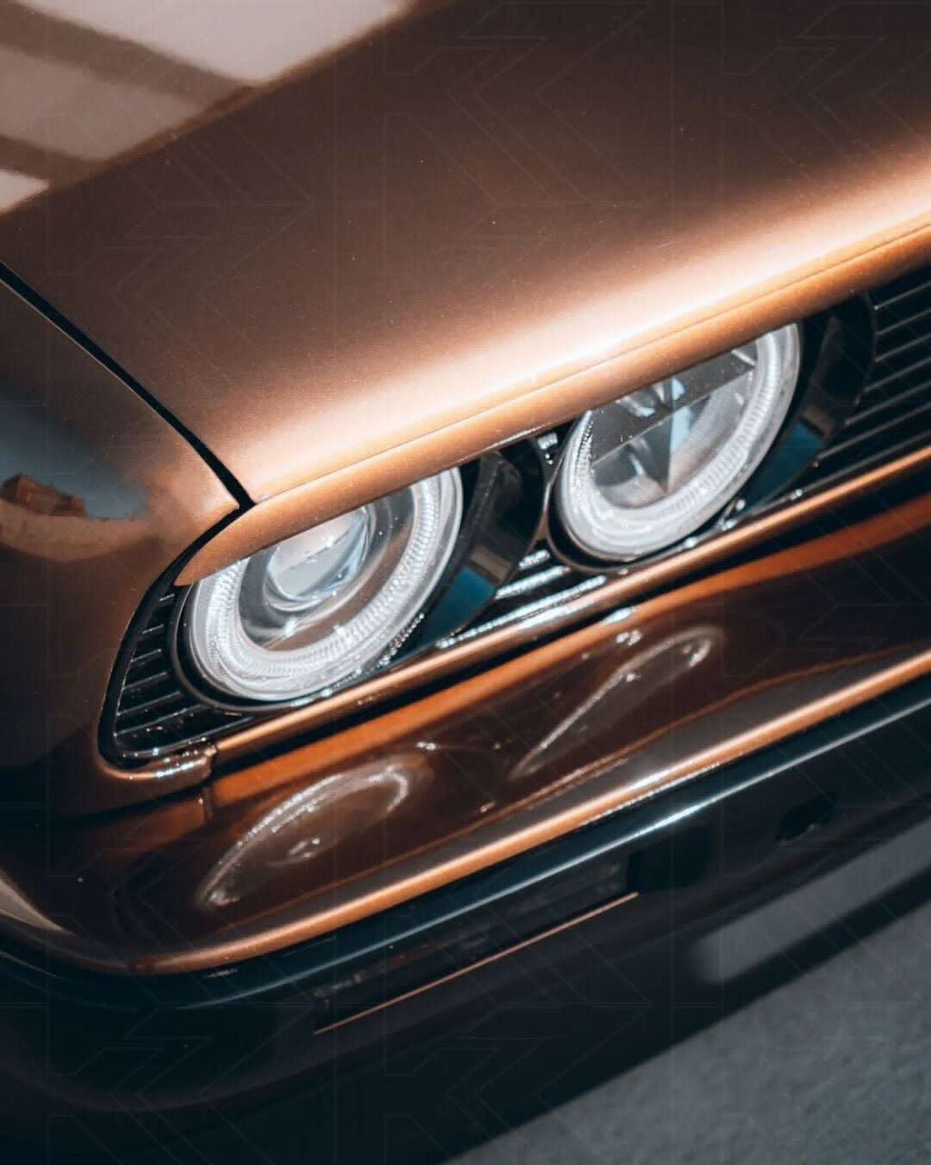 BMW 3-series E30 2/4 door. Black Angel Eyes Headlight Set (1987-1991)