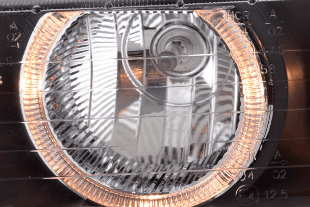 BMW 3-series E36 Coupe/Convertible Black Angel Eye Headlights (1992-1998)