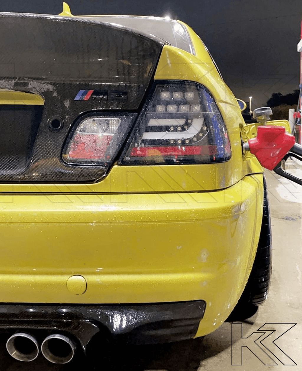 BMW 3-series E46 Coupe Black LED LightBar Taillights Set (1999-2002)