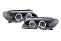 BMW 3-series E46 Coupe/Convertible Black Xenon Angel Eyes Headlights (2003-2005)