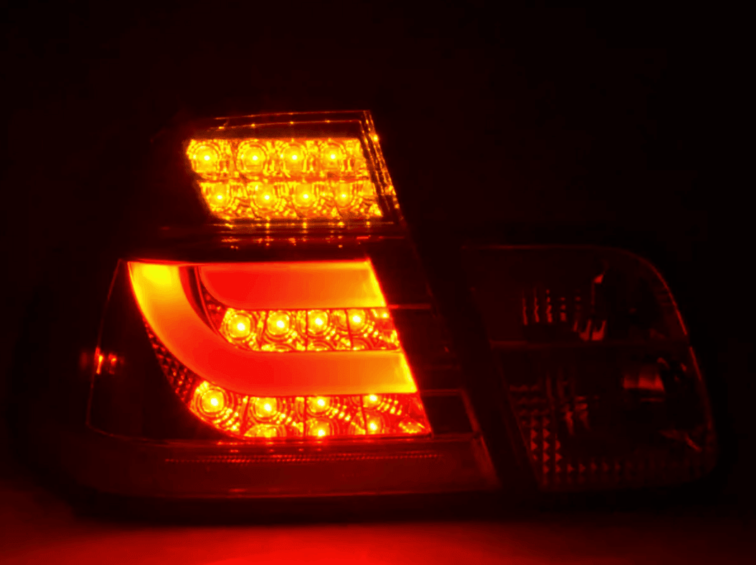 BMW 3-series E46 Sedan Red LED LightBar Taillights Set- Pre-Facelift (1998-2001)