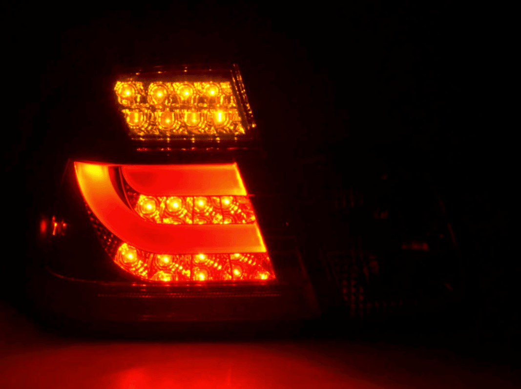 BMW 3-series E46 Sedan Red Smoke LED LightBar Taillights Set (2002-2005)