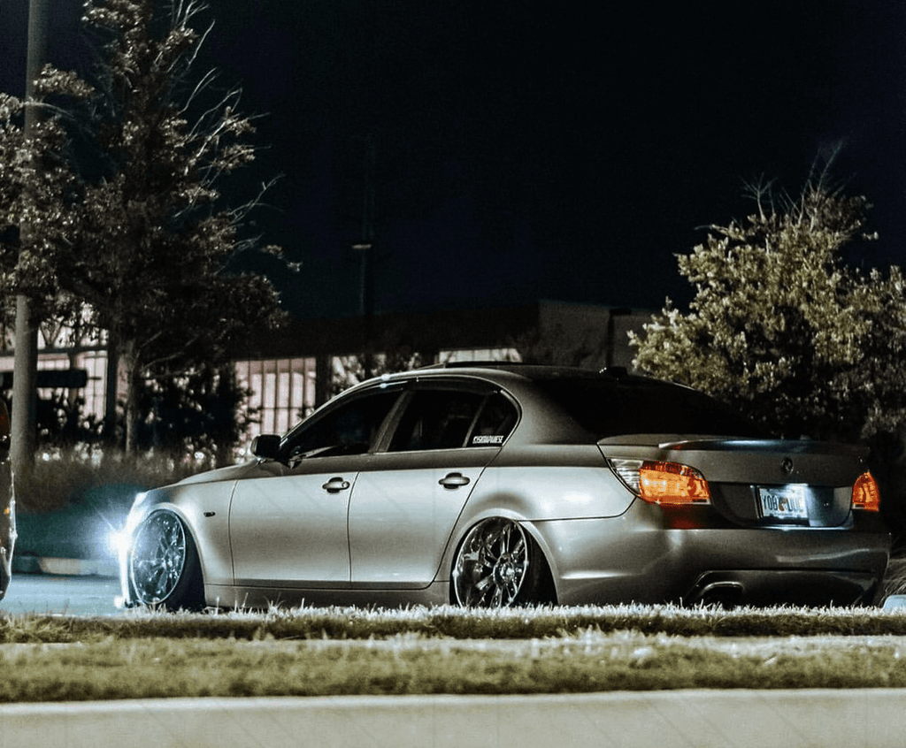 BMW 5-series E60 Sedan Chrome Clear LED Taillights Set (2007-2009)