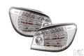 BMW 5-series E60 Sedan Chrome Clear LED Taillights Set (2007-2009)