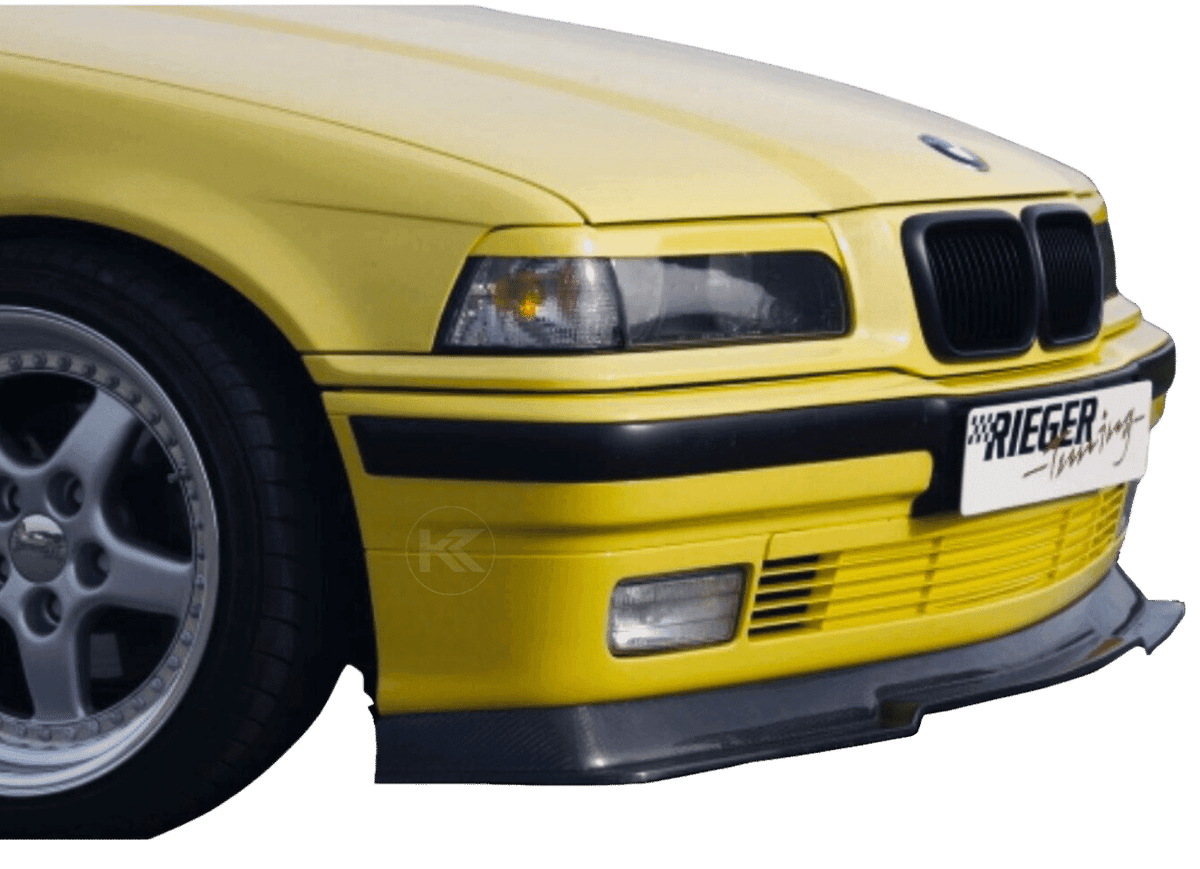 BMW E36 Rieger Front Lip Carbon Style - Non M (1990-1990)