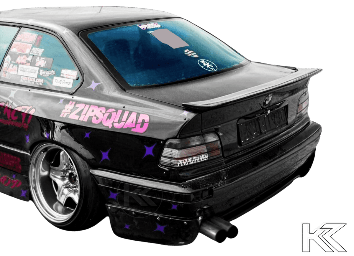 BMW E36 Series 3 Drag Wing Style Trunk Spoiler (1992 - 1999)