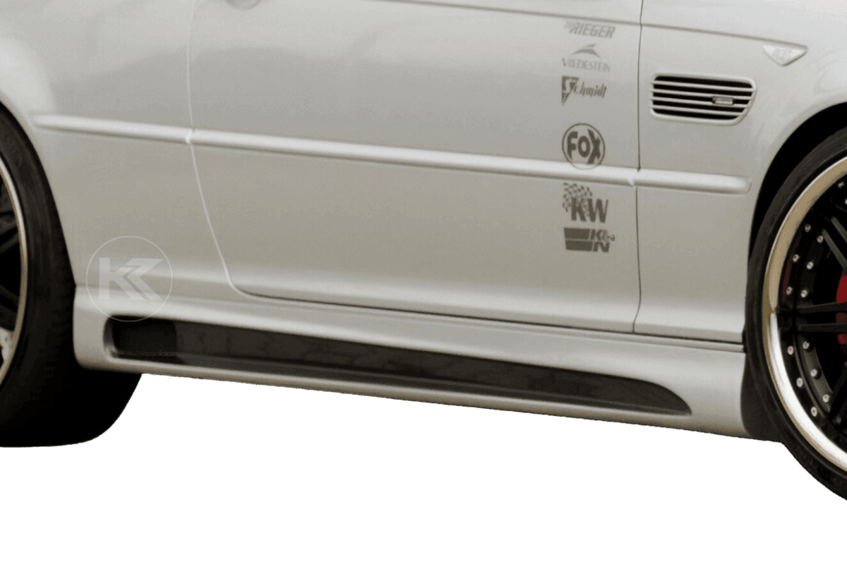 BMW E46 - All Models -  Rieger Vented Side Skirts V2