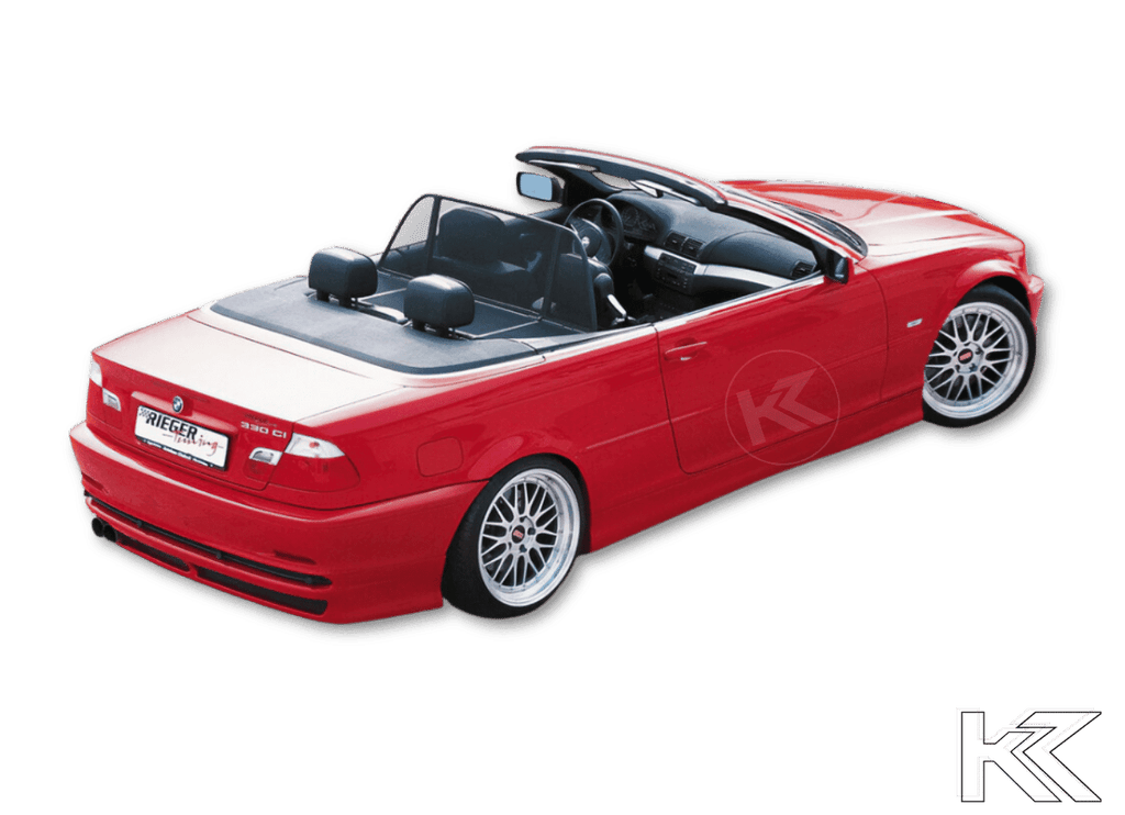 BMW E46 Coupe/Convertible -  Rieger "Twisty" Side Skirts