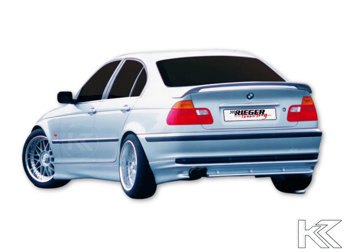 BMW E46 Sedan Rieger Rear Skirt Extension V1 (1998-2001)