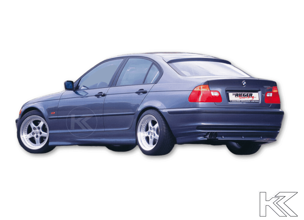 BMW E46 Sedan Rieger Rear Skirt Extension V1 (1998-2001)