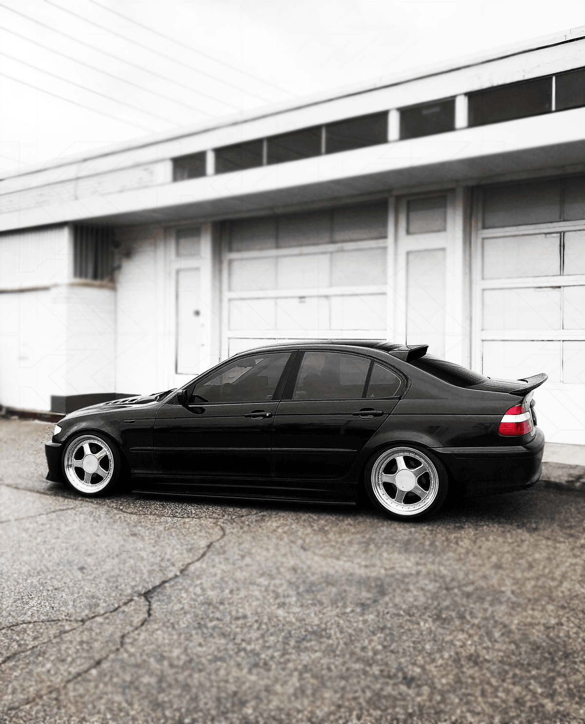 BMW E46 Series 3 Drag Wing Style Trunk Spoiler (1995 - 2005)