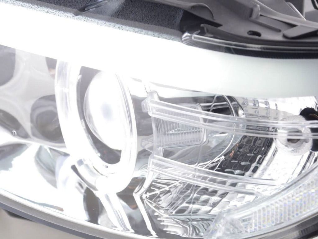 BMW X5 E53 Chrome Angel Eye LED Head Lights (2003-2006)