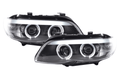 BMW X5 E53 Xenon Black Angel Eye LED Headlights (2003-2006)