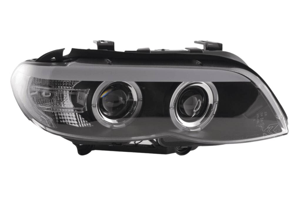 BMW X5 E53 Xenon Black Angel Eye LED Headlights (2003-2006)