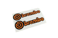"Brembo" Brake Caliper High Temp Stickers - Custom Color Printed