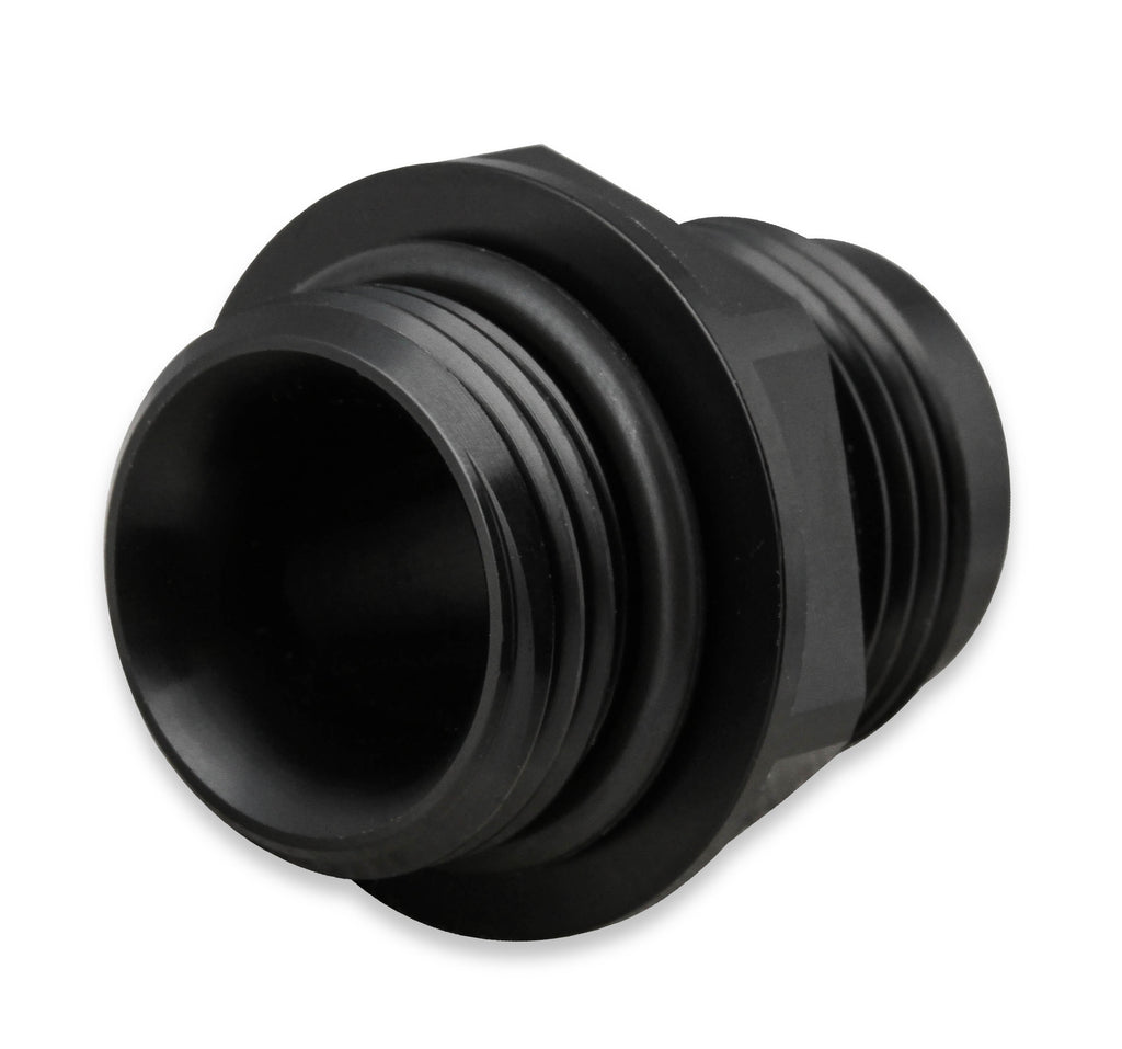 Oil Cooler Adapters -10 AN Male to -10 O-Ring Port - 2 Pieces - fits Earls UltraPro and Temp-A-Cure  Oil Coolers - Black