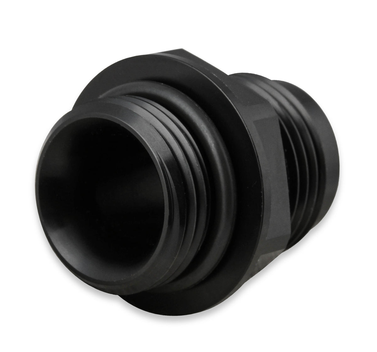 Oil Cooler Adapters -10 AN Male to -10 O-Ring Port - 2 Pieces - fits Earls UltraPro and Temp-A-Cure  Oil Coolers - Black