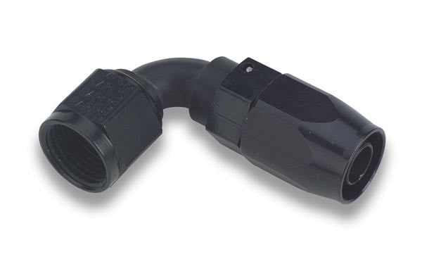 Earls 90 Degree Swivel-Seal® Hose End AN -8 - Black