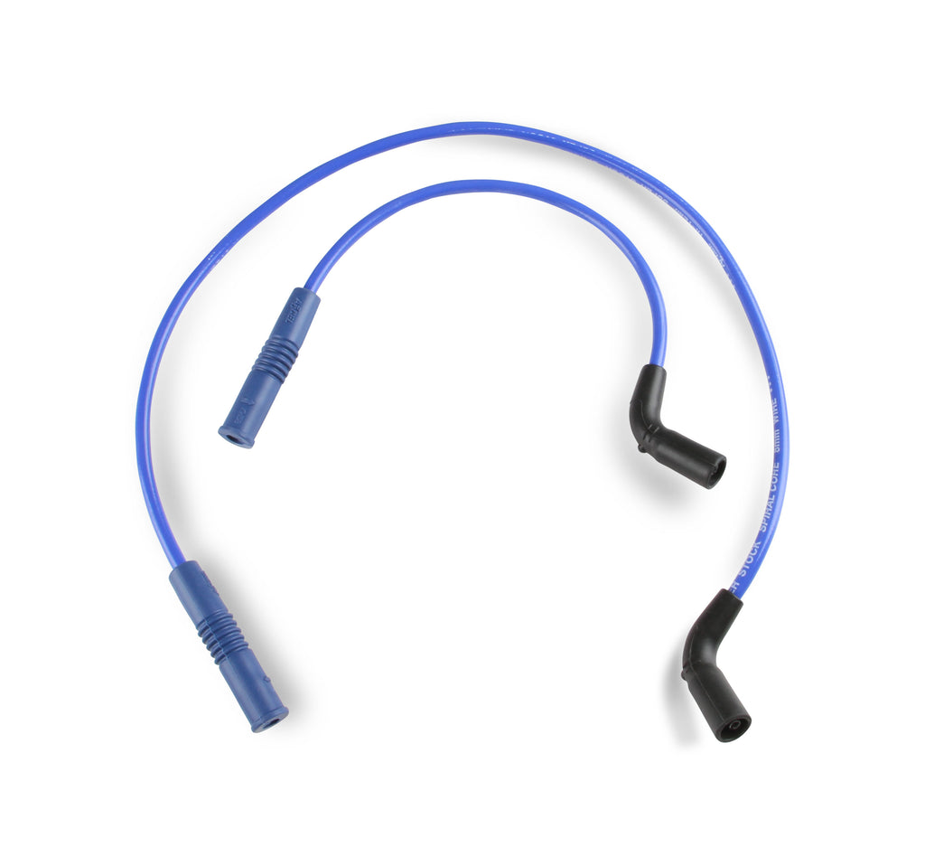 Custom Wire Set - 2009-2016 Harley Davidson Touring - 8mm - Blue - Motorcycle Custom Plug Wire set - 2009-2016 Harley Davidson Touring models - 8mm - Blue
