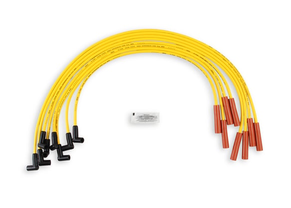Spark Plug Wire Set - Super Stock 8mm - Chevy / GMC 454 with HEI - Yellow