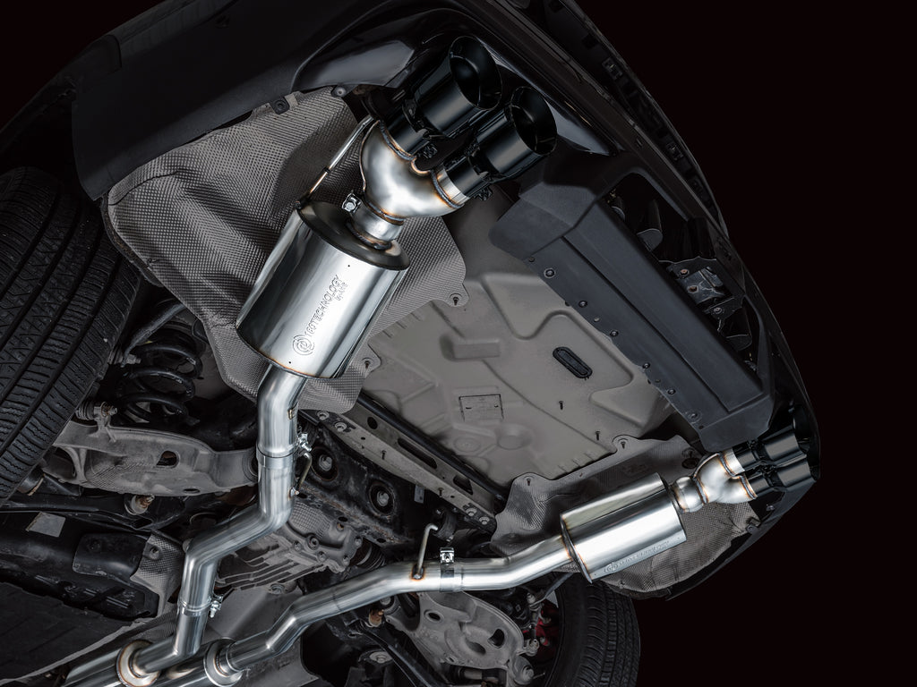 AWE Touring Edition Exhaust for Ford Explorer ST - Diamond Black Tips