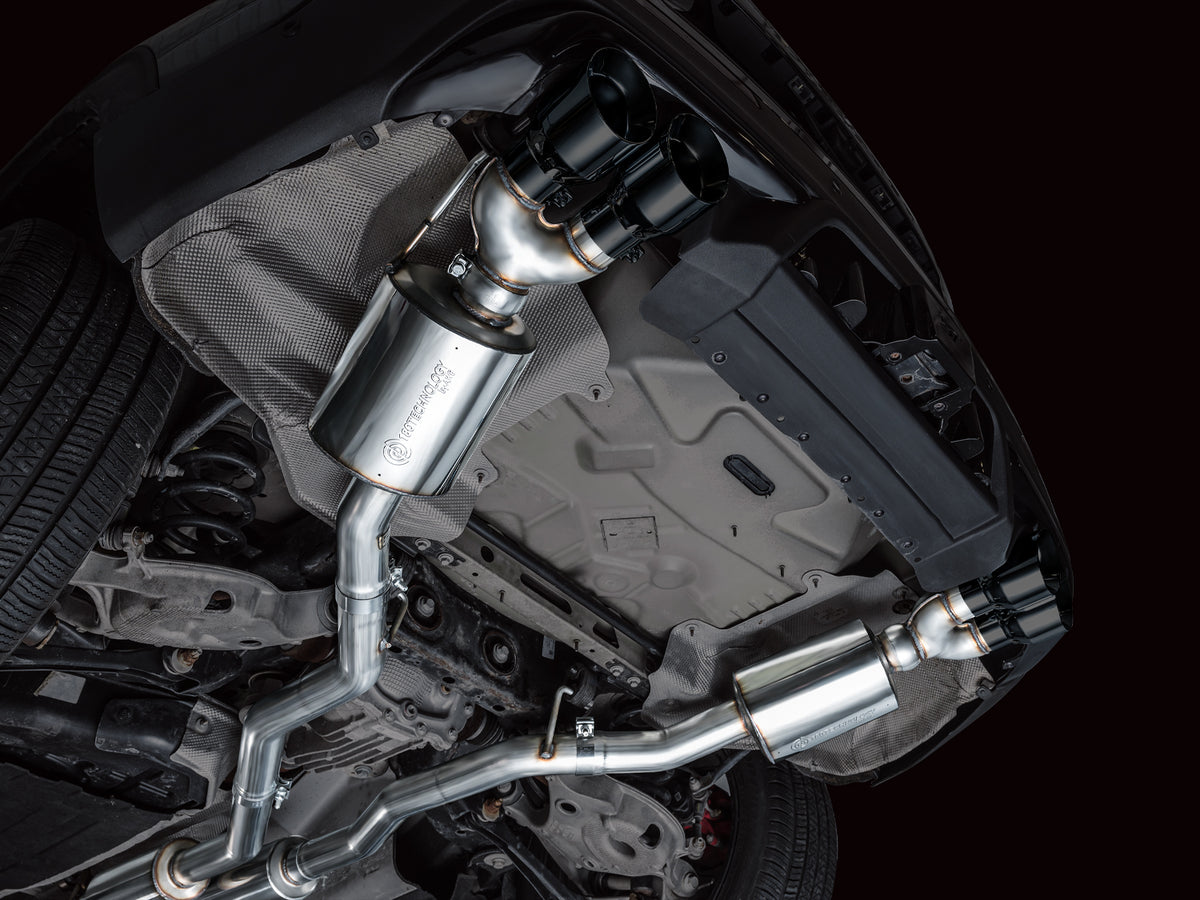 AWE Touring Edition Exhaust for Ford Explorer ST - Diamond Black Tips