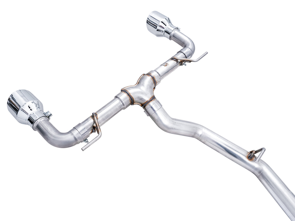 AWE Track Edition Exhaust for Subaru BRZ / Toyota GR86 / Toyota 86 / Scion FR-S - 5" Chrome Silver Tips