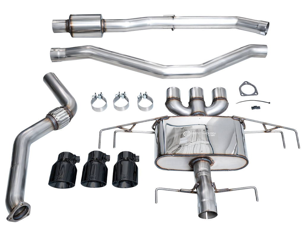 AWE Touring Edition Exhaust for DE5 Integra Type-S - Triple Diamond Black Tips