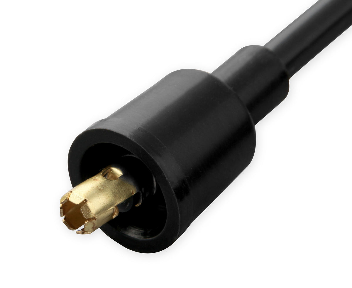 Spark Plug Wire Set - Universal - 90 Deg Black Ceramic Boots - 9001CK, Spark Plug Wires, Pro Fit Ceramic, Spiral Core, 8mm, Black, Set