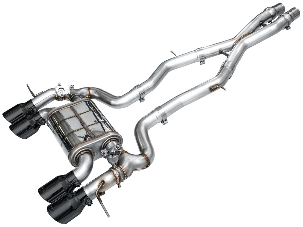 AWE SwitchPath™ Exhaust for BMW G87 M2 - 4.5" Diamond Black Tips