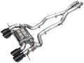 AWE SwitchPath™ Exhaust for BMW G87 M2 - 4.5" Diamond Black Tips